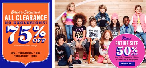The Childrens Place Canada Deals Save 75 Off All Clearance 50 Off