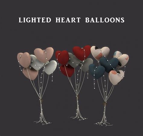 Heart Balloons At Leo Sims Sims 4 Updates