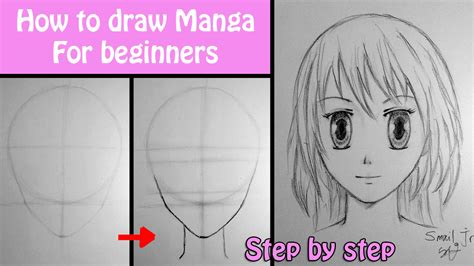Drawings Movies And More How To Draw Manga Girl For Beginners