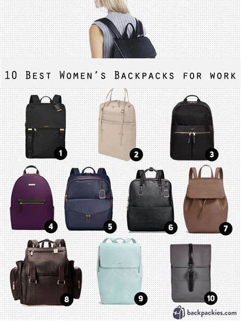 10 Best Womens Backpacks For Work That Are Sophisticated And Smart Backpackies Womens