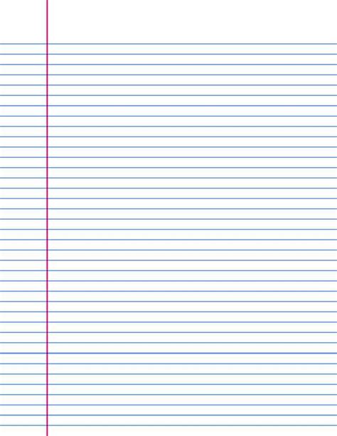 Wide Lined Paper Printable