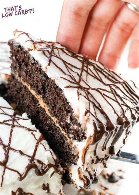 They are so light and fluffy, it's almost having a keto angel food cake sandwiching the delicious filling. Keto Chocolate Cake Recipe | Low Carb Recipes by That's ...