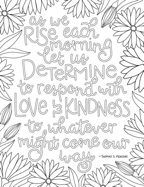 Kindness can be demonstrated in many ways: Pin by Cassie Sevy on Printables | Christian coloring ...