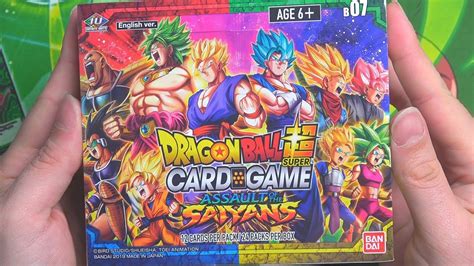 24 packs per booster box. ASSAULT OF THE SAIYANS BOOSTER BOX UNBOXING | Dragon Ball ...