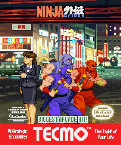 Ninja gaiden is an action game by tecmo that has awesome cutscenes. Ninja Gaiden NES Famicom Tecmo Pixel Art Xtreme Retro