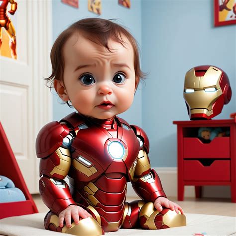 Baby Iron Man By Neonnightmaster On Deviantart