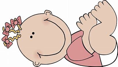 Clip Lying Cartoon Clipart Babies Toddler Diaper