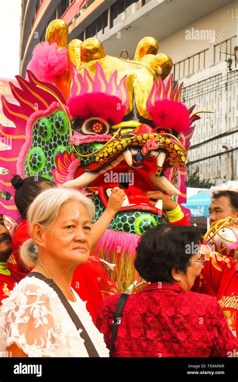 Bangkok 16 February 2018 Thailands Biggest Chinese New Year Celebration In Bangkoks