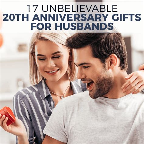 Here are some best gifts options waiting for you. 17 Unbelievable 20th Anniversary Gifts for Husbands