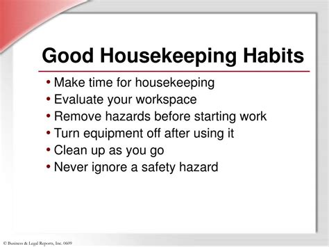 5s Good Housekeeping Powerpoint Presentation