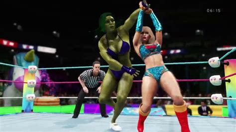WWE 2K20 Supergirl Vs She Hulk Digital Comics Marvel Legends