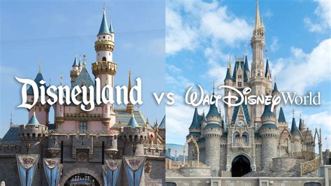 Disneyland Vs Walt Disney World Youtube