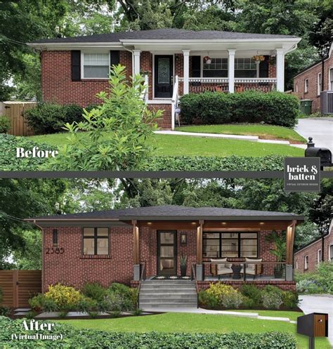 12 Red Brick House Design Updates With Photos Brickandbatten Brown