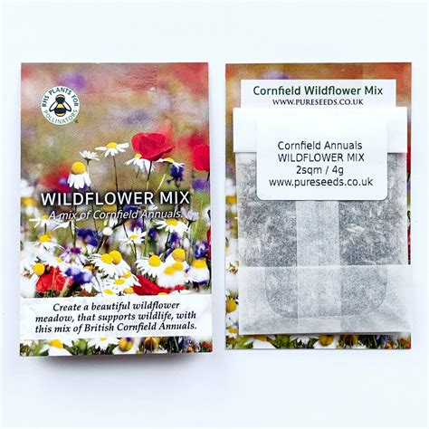 Wildflower Meadow Seed Mix Cornfield Annuals Pure Seeds