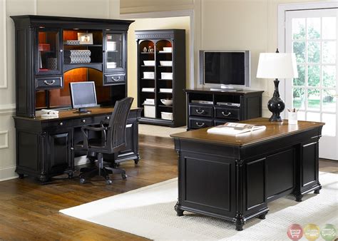 St Ives Traditional Executive Home Office Furniture Desk Set