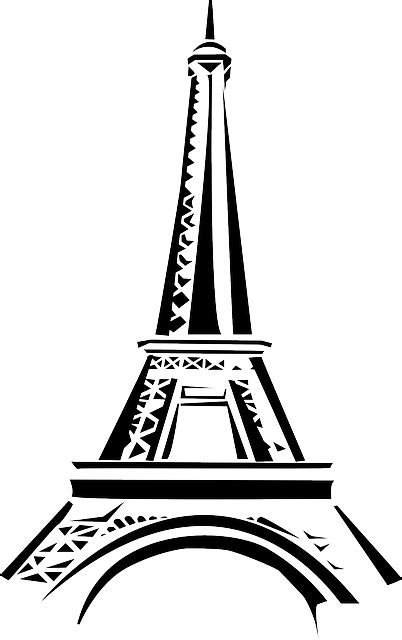 Download Eiffel Tower Paris France Royalty Free Vector Graphic Pixabay