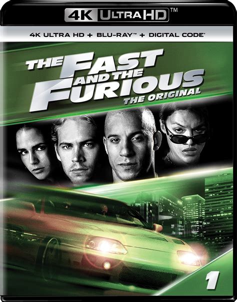 Fast And The Furious Includes Digital Copy 4k Ultra Hd Blu Rayblu