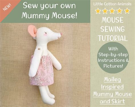 Diy Maileg Inspired Mouse Sewing Pattern And Tutorial Maileg Etsy Nederland