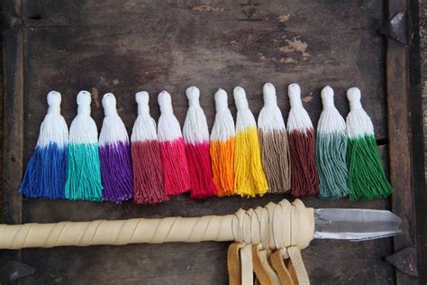 Dip Dye Tassels 35 Tie Dyed Ombré Cotton Fringe Pendant How To