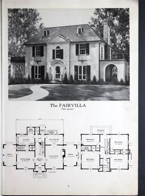 Vintage House Plan A Look Into The History Of Home Design House Plans