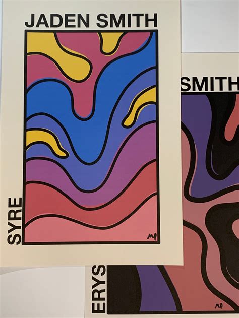 Jaden Smith Poster Syre Poster Erys Poster Jaden Etsy