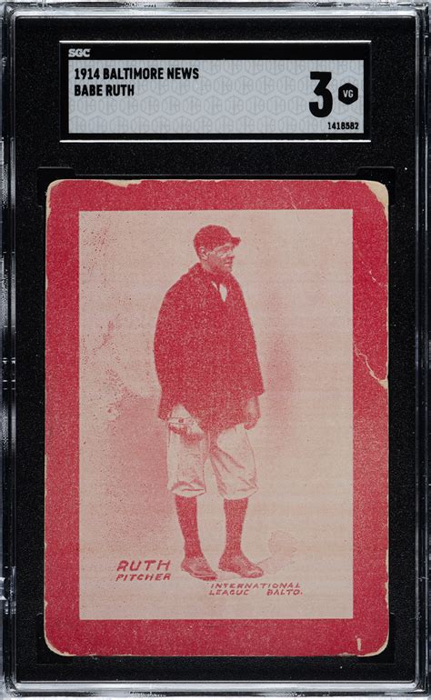 A Babe Ruth Rookie Card From Sells For Million At Auction
