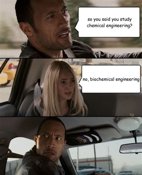 So You Said You Study Chemical Engineering No Biochemical Engineering
