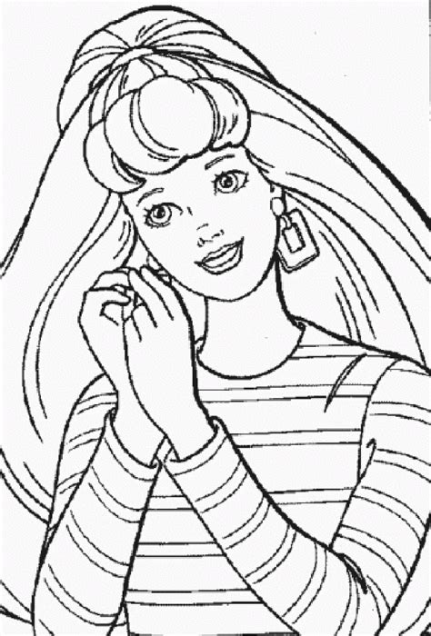 Barbie Coloring Page To Print And Color