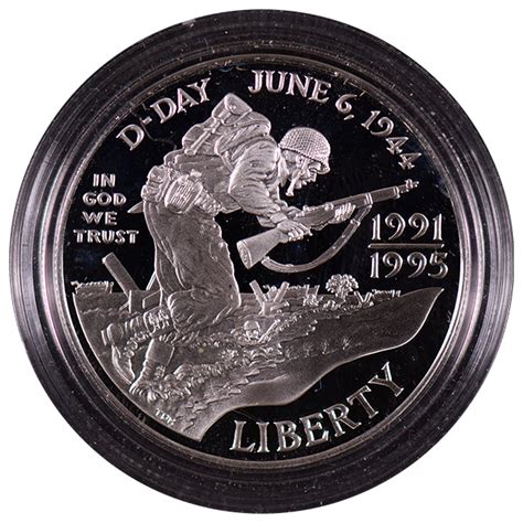 1993 W World War Ii Anniversary Silver Dollar Ch Proof • Liberty Coin