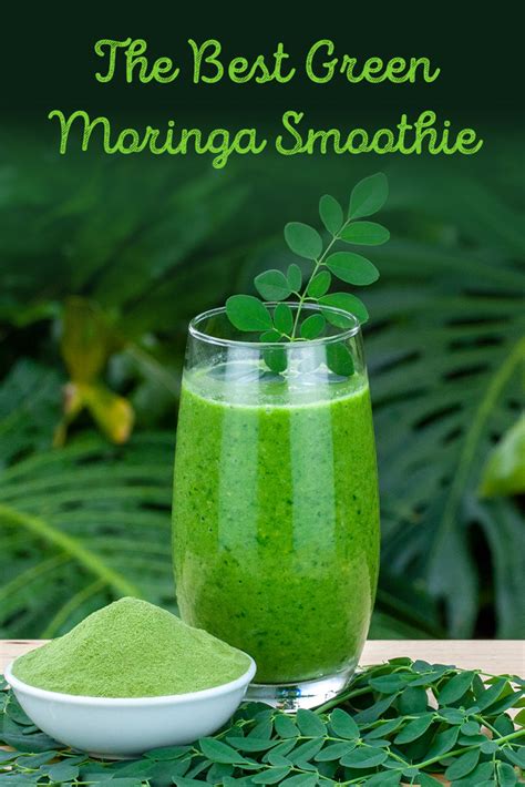basic green moringa smoothie recipe kuli kuli foods