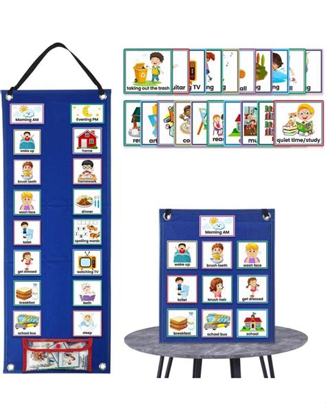 Routine Cards For Children Daily Schedule Cards Daily Routine Chart
