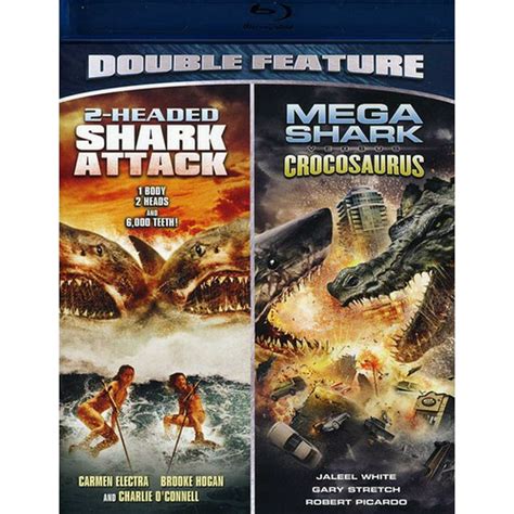 2 Headed Shark Attack Mega Shark Versus Crocosaurus Blu Ray
