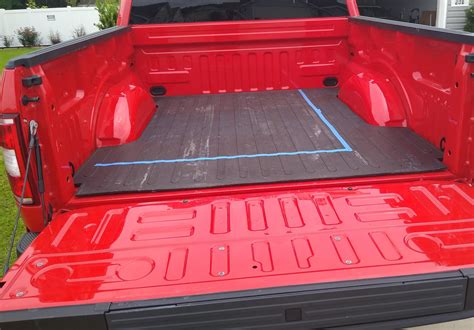 Taped Off Bed Measurements Of Maverick Bed On A 55ft F150 For