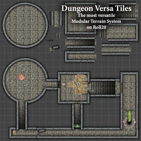 Dungeon Versa Tiles Roll20 Marketplace Digital Goods For Online