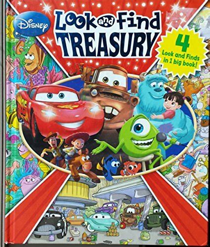 Disneys Look And Find Treasury 4 Look And Find Books In 1 Big Book By