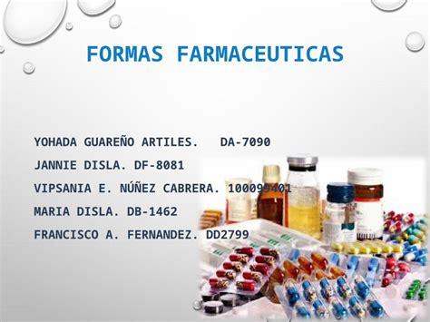 Pptx Formas Farmac Uticas Dokumen Tips