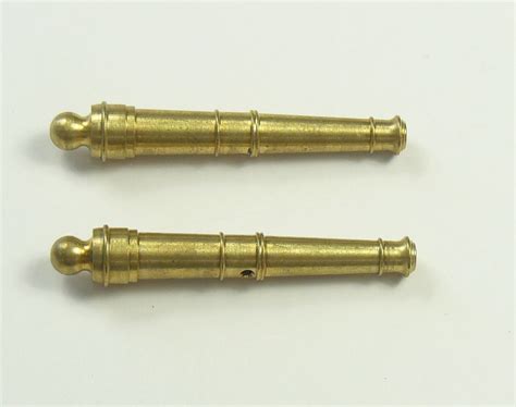 Cannon Barrels Pack Of 2 Brass Various Sizes Available Hobbies