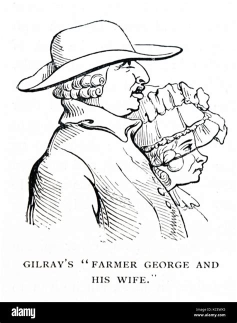 Cartoon Depicting A Farmer And His Wife By James Gillray James Gillray