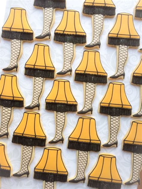 Baking christmas cookies is a tradition in itself. A Christmas Story: Leg Lamp Cookies One Dozen Decorated
