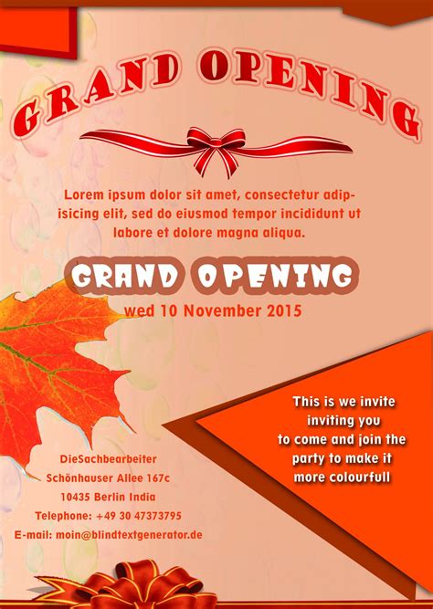 Grand Opening Flyer Template Seven Ways Grand Opening Flyer Template