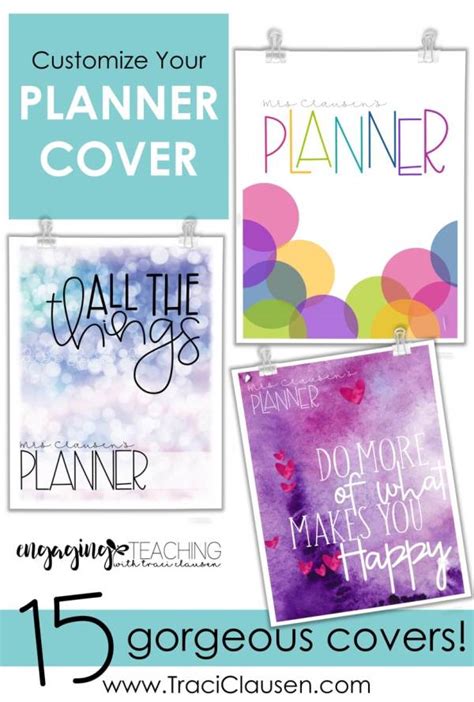 How To Customize Your Teacher Planner