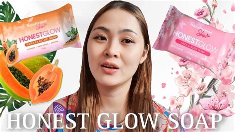 Papaya Kojic Acid Glass Skin Soap Honest Glow Soap Youtube