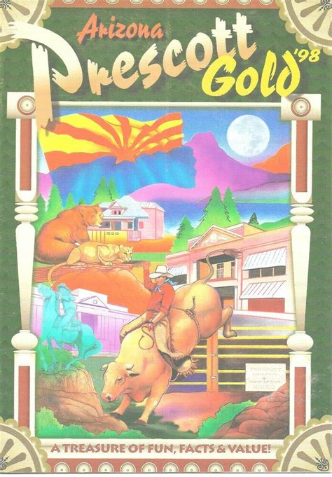 Buckey Oneill Rough Rider Hero Post Cards Prescott Arizona Gold 1998