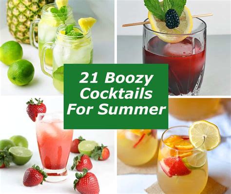 21 Boozy Cocktails For Summer Tastefulventure