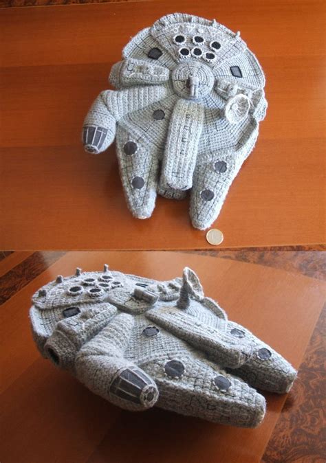 Crochet Amigurumi Millenium Falcon Star Wars By Belén R Star Wars