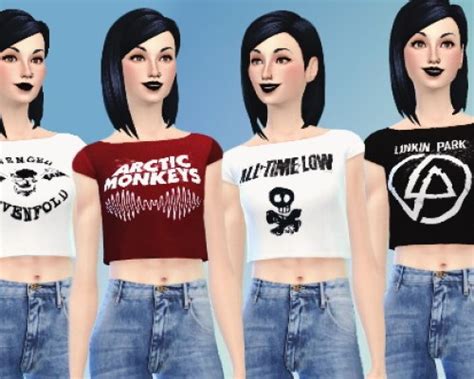 Punk Rock Jacket Sims 4 Female Clothes