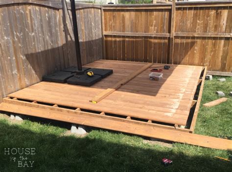 If you're thinking of building your own floating deck i've put together a step by step tutorial on how we built ours in one weekend. How to Build a Floating Deck | House by the Bay Design