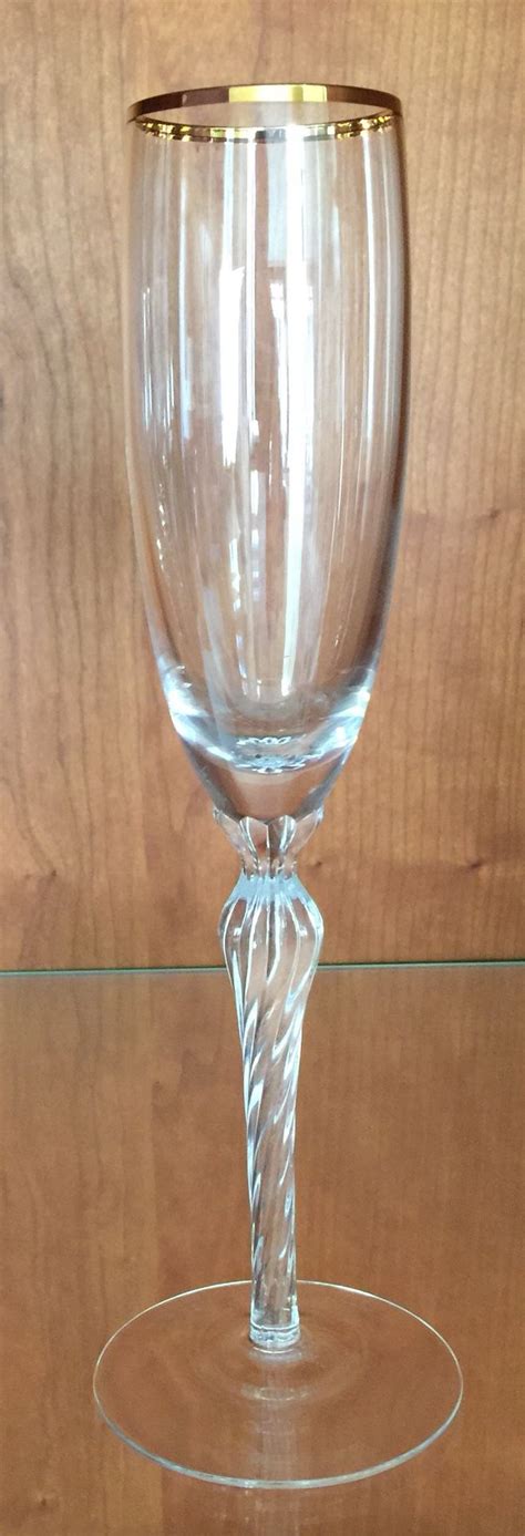 12 Lenox “monroe” Gold Rimmed Vintage Champagne Glasses 12 For Sale In Scottsdale Az Offerup