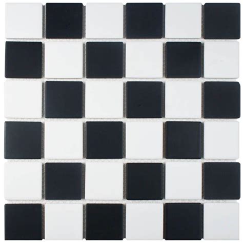 Merola Tile Squire Quad Checkerboard 12 12 In X 12 12 In X 5 Mm