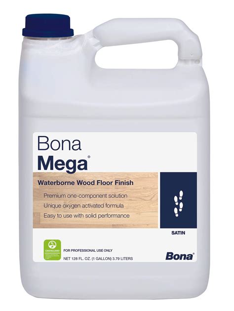 Bona Mega Wood Floor Finish Satin 1 Gallon Buy Online In United Arab